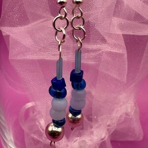 Cat Eye Czech Glass earrings